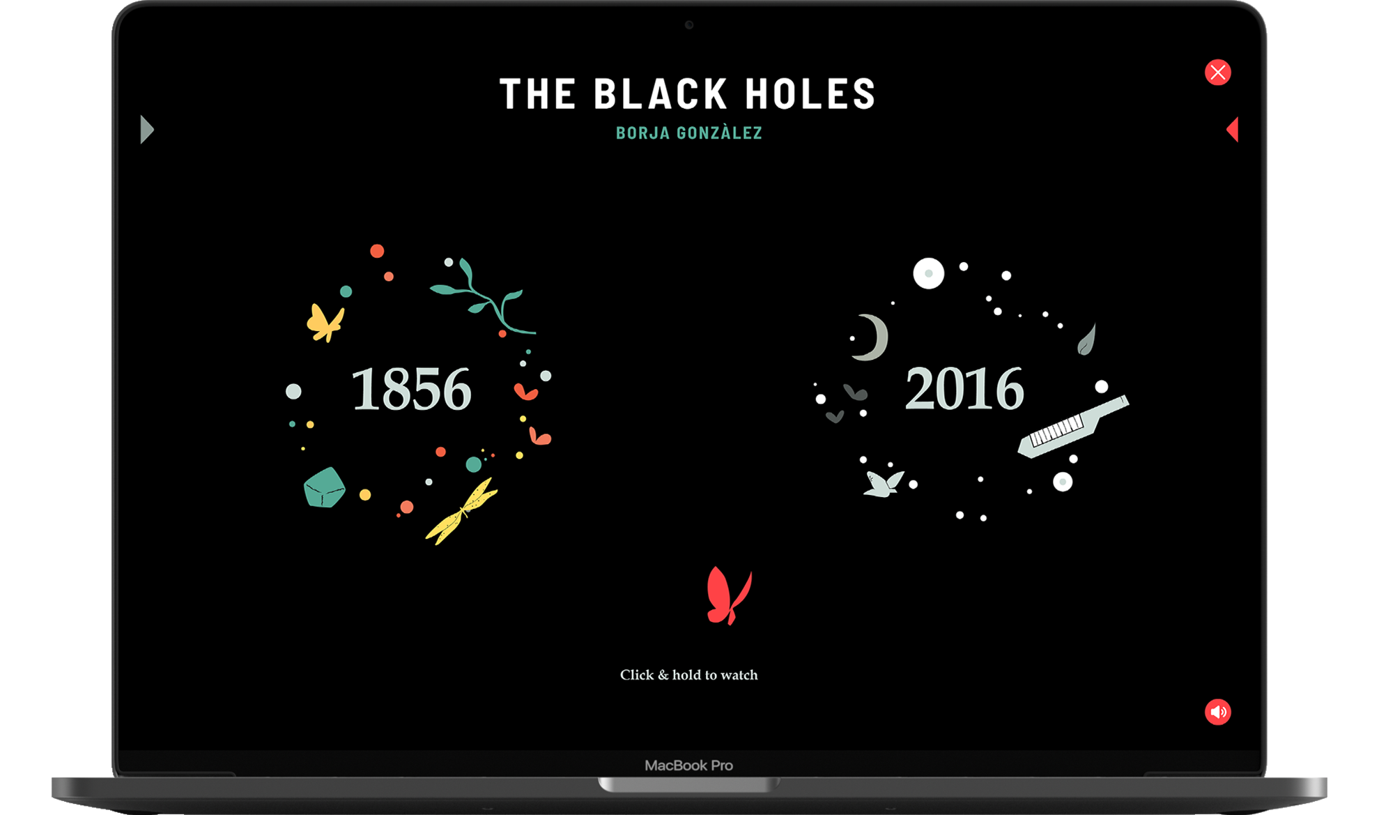 mockup The Black Holes